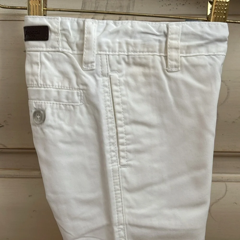 Jacadi White Cotton Shorts